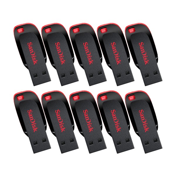 sandisk cruzer blade 16gb USB flash drive(pack of 10)