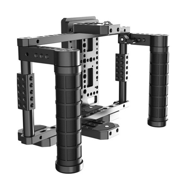 Hollyland Monitor Cage with Rubber Handgrips for 5 to 9" Monitors