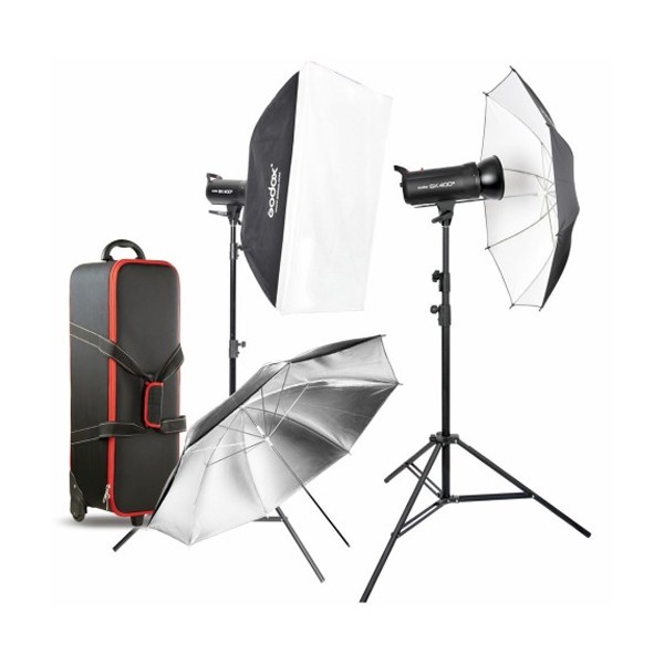 Godox SK400II 2-Light Studio Flash Kit