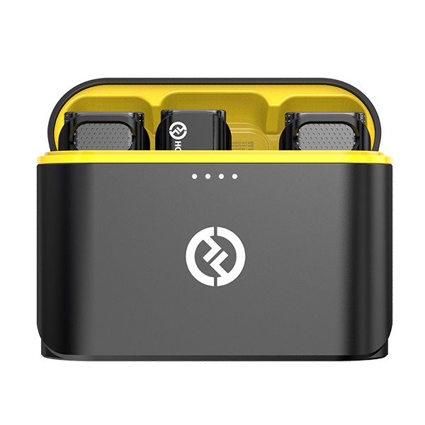 Hollyland LARK C1 DUO 2-Person Wireless Microphone System with Lightning Connector for iOS Devices (Black, 2.4 GHz)