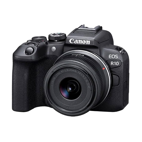 Canon EOS R10 Mirrorless Camera with 18-45mm Lens